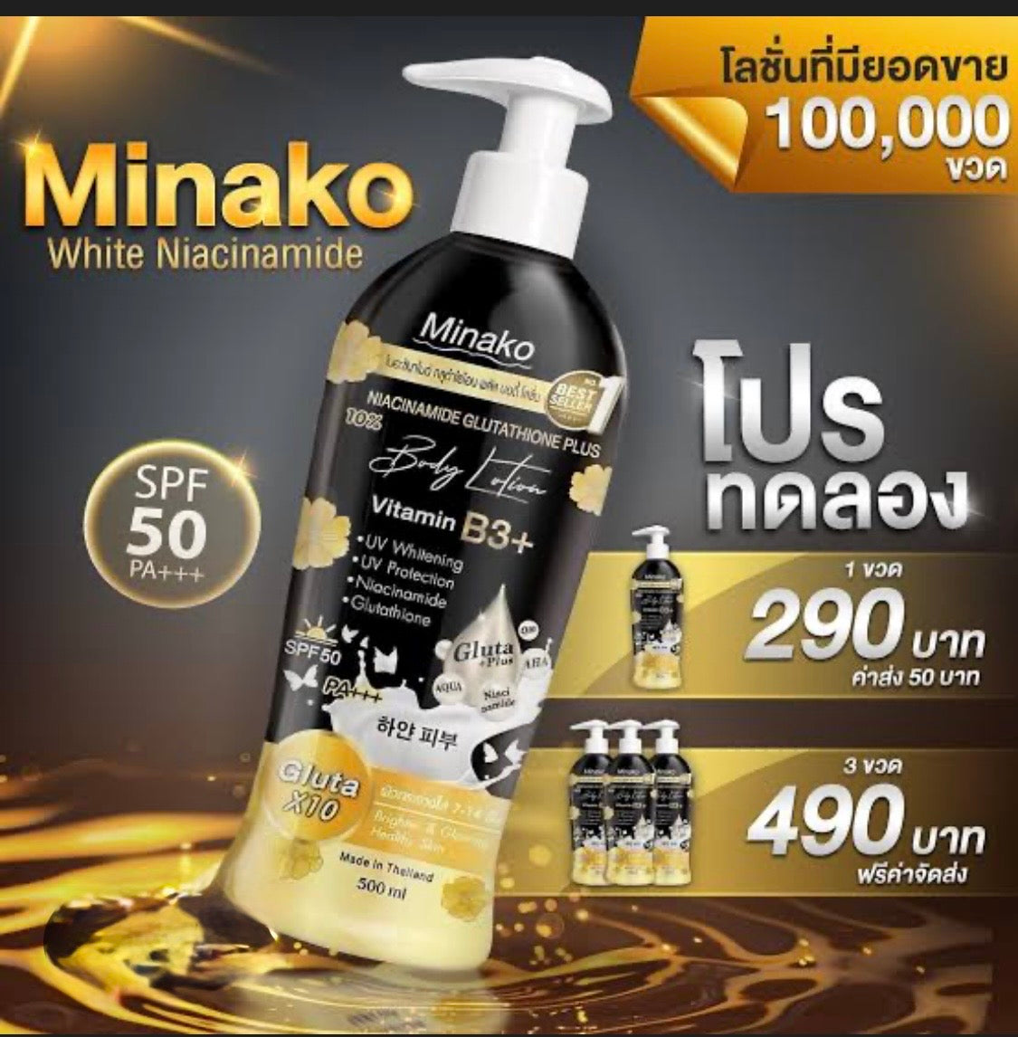 Minako White Niacinamide Lotion