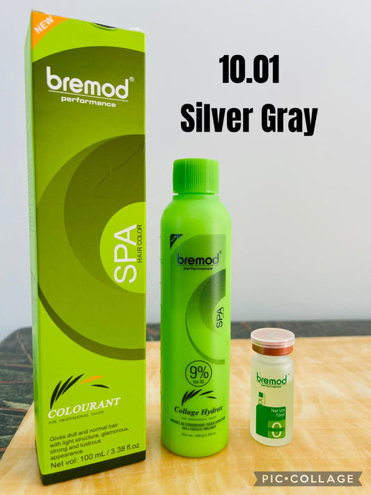 Bremod 10.01 Silver Gray Set with 9% oxidant cream