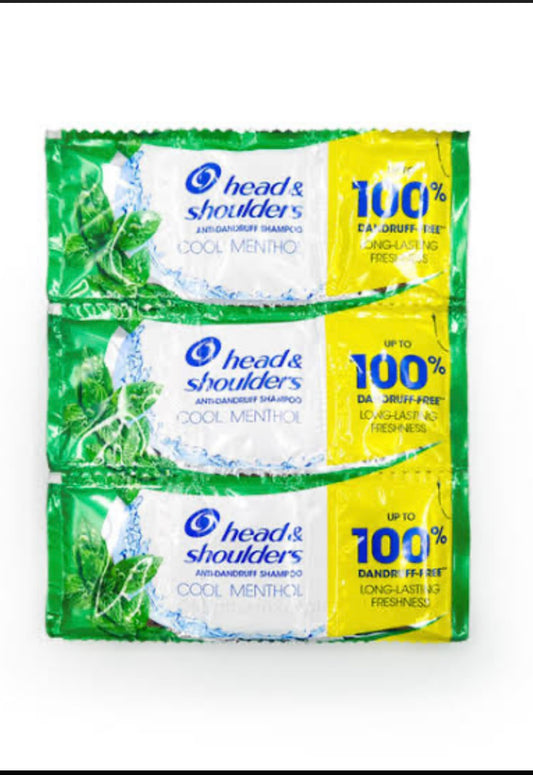 Head & Shoulder Cool Menthol Shampoo 12 pcs