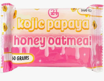 G21 Duo Kojic Papaya Honey Oatmeal Soap 60g
