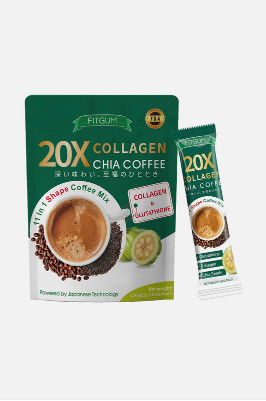 Fıtgum Collagen Chia Coffee Mix