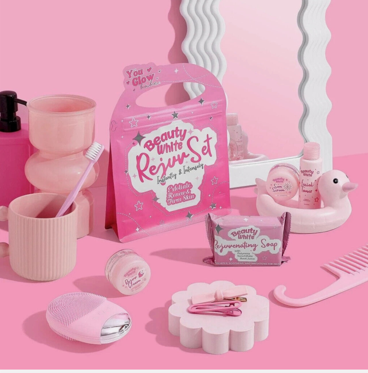 You Glow Babe Beauty White rejuvinating set