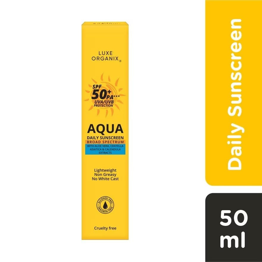 Luxe Organix Aqua Daily Sunscreen SPF 50