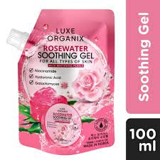 Luxe Organix rose water soothing gel