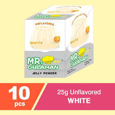 Mr.Gulaman unflavored jelly powder 10 pcs WHITE