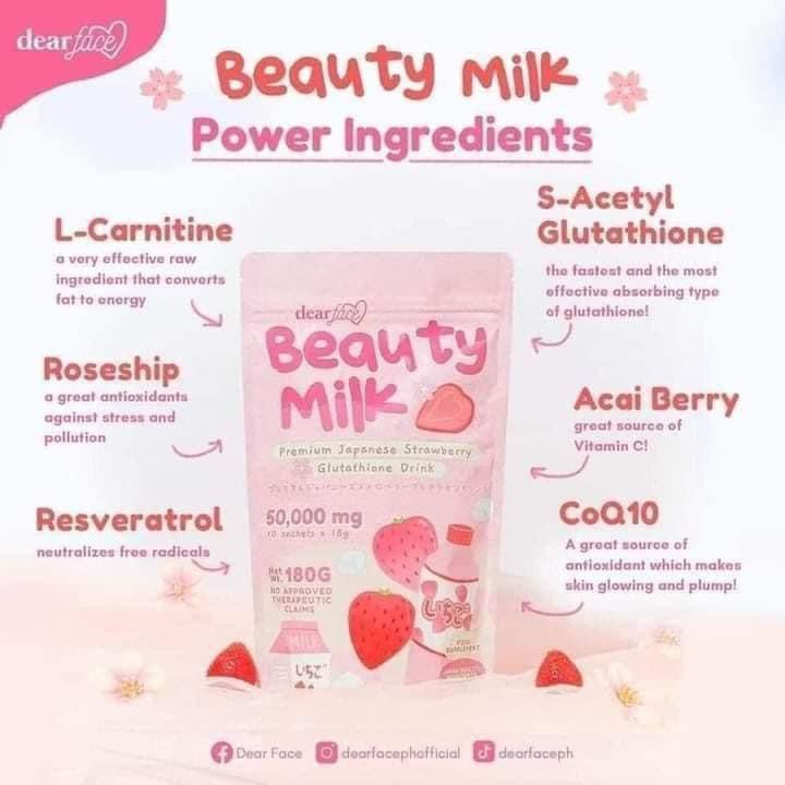 Dear Face Beauty Milk Strawberry