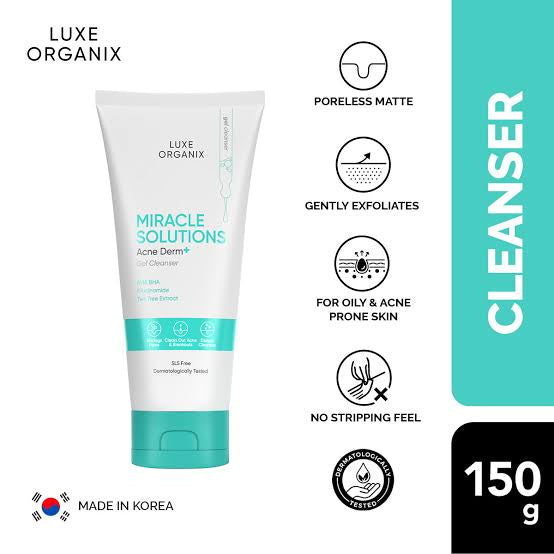 Luxe Organix Miracle solution Acne Derm Cleanser