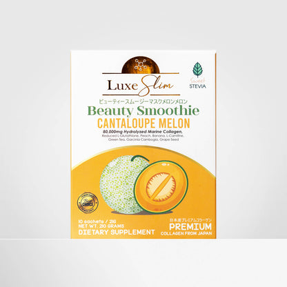 Luxe Slim Beauty Cantaloupe Melon smoothie